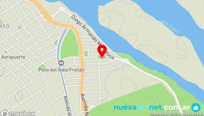 mapa de Beba Delicias Pastelería en Santiago del Estero