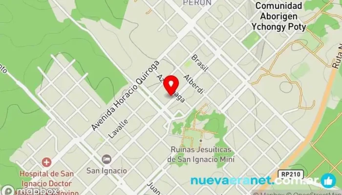 mapa de Belinda Pasteleria Panadería en San Ignacio