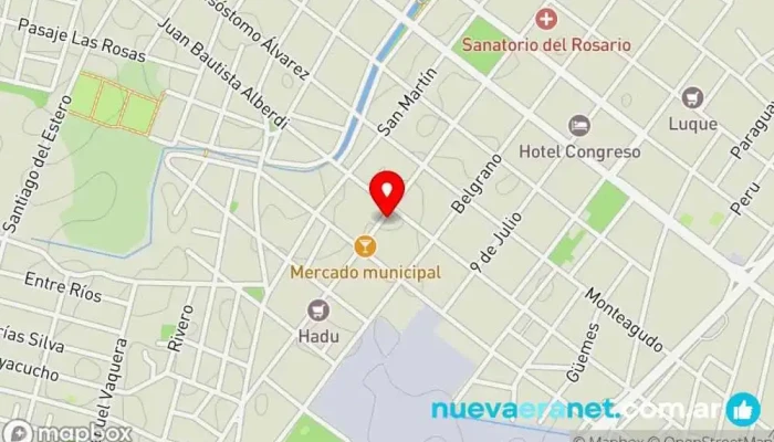mapa de Bicicletería Rivadavia Tienda de bicicletas en Monteros