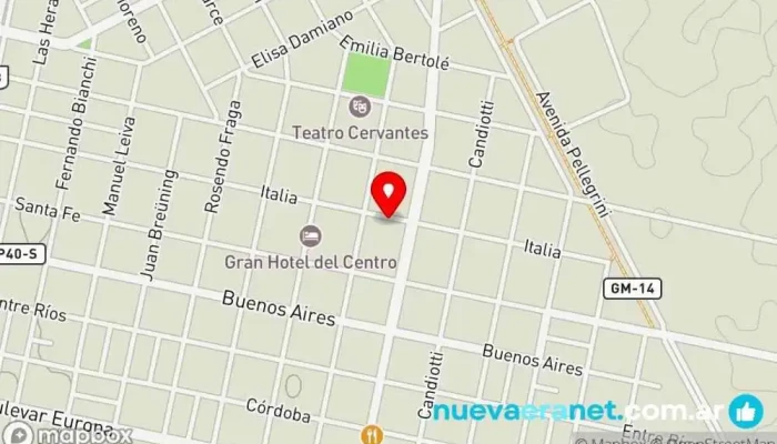 mapa de Blanco Hogar El Trébol Tienda de artículos para el hogar en El Trebol