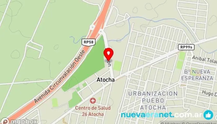 mapa de Bollos en Atocha - Salta, Argentina Panadería en Salta