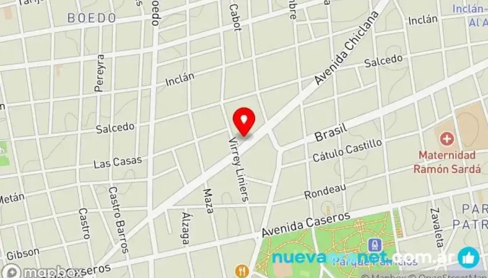 mapa de Bon Bouchée Panadería en Cdad. Autónoma de Buenos Aires