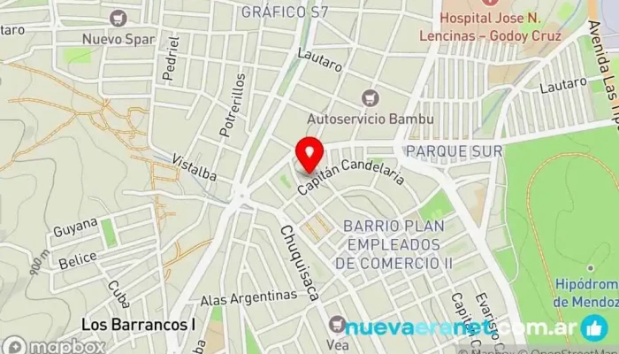mapa de Bonapane Panadería en Godoy Cruz