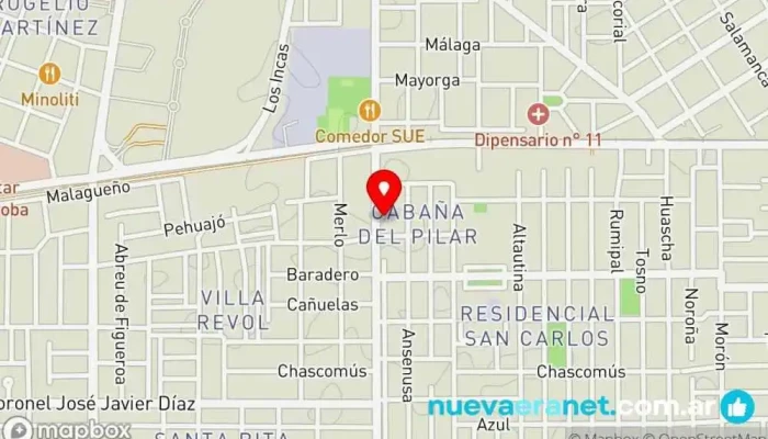 mapa de Bosque Panificadora Panadería, Pastelería, Panadería mayorista en Córdoba