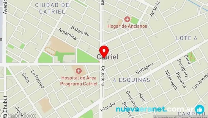 mapa de Boulangerie - Almacén de cosas ricas Panadería en Catriel