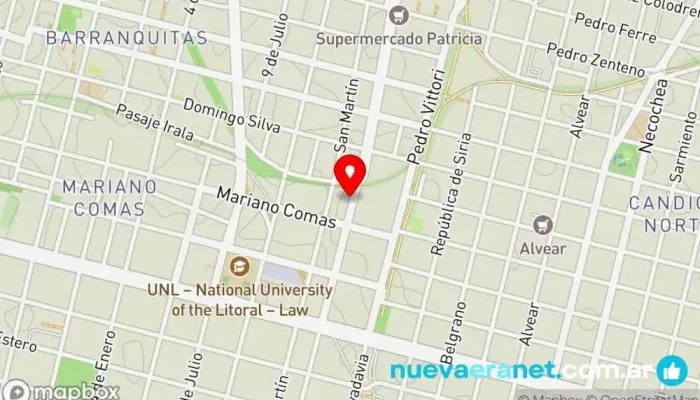 mapa de Bravo panaderia Panadería, Pastelería en CUE