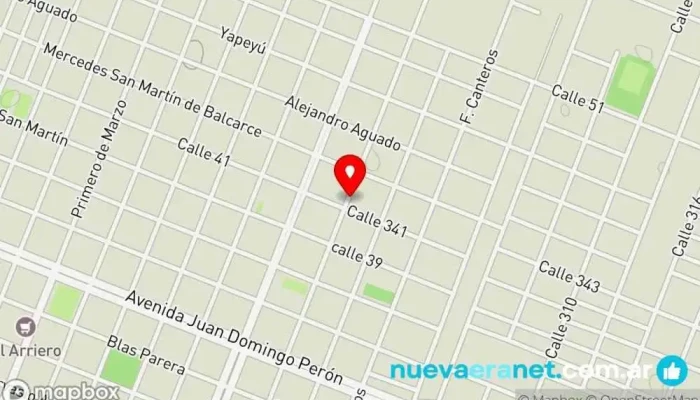 mapa de Brig Pastelería Panadería en Sáenz Peña