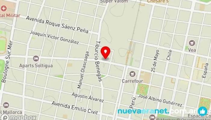 mapa de Brillat Savarin - Centro Pastelería, Panadería en Mendoza