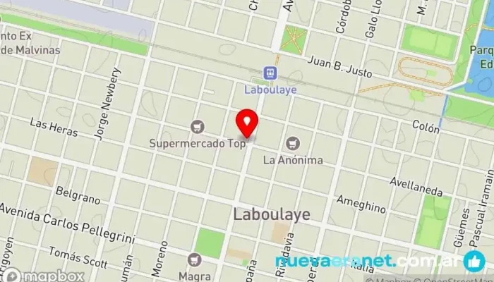 mapa de Bringeri Hogar Tienda de muebles en Laboulaye