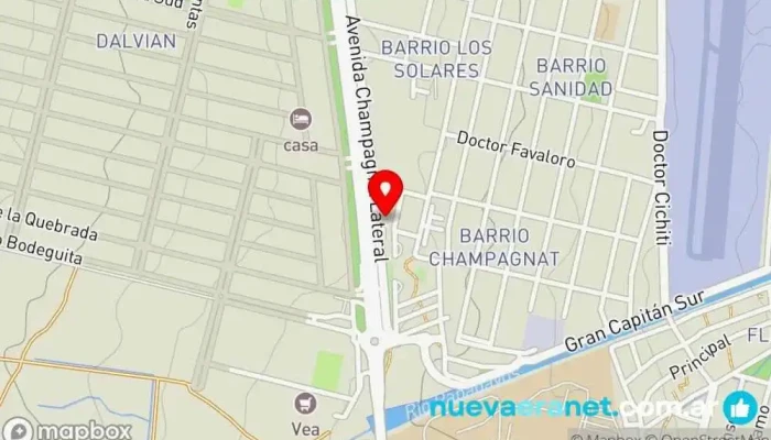 mapa de Bröd Lomas Panadería en Mendoza