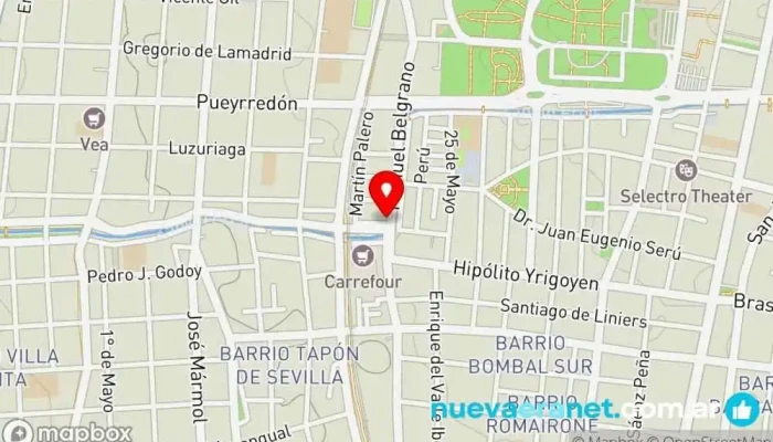 mapa de Brûlée Panadería en Mendoza