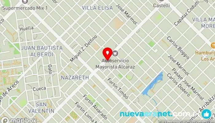mapa de BRUNFER INSUMOS DE PANADERIA Panadería, Tienda de suministros para hornear en Resistencia