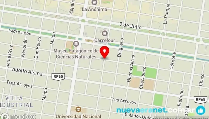 mapa de Bruxelles Pastelería Artesanal Restaurante de desayunos en Gral. Roca