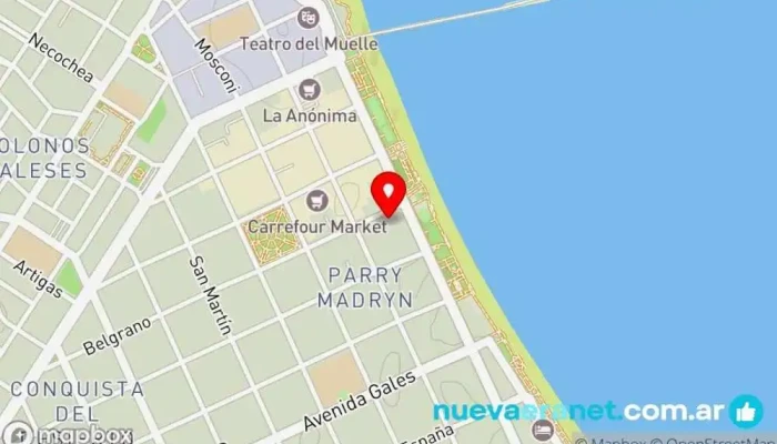 mapa de Bübka Pasteleria - ESTAMOS EN BELGRANO 38 Pastelería en Puerto Madryn