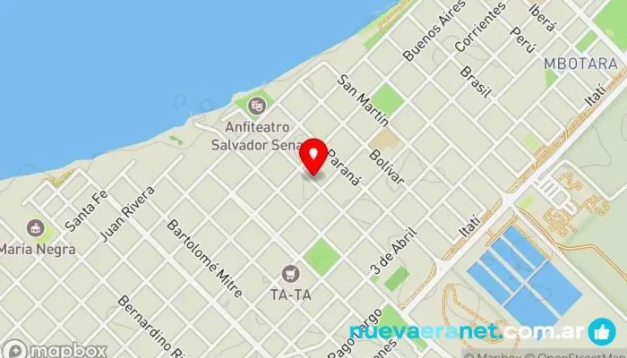 mapa de Buenas Migas Panadería en Ituzaingó