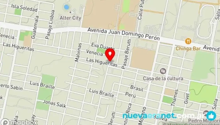 mapa de Buenasmigas Panadería en Yerba Buena