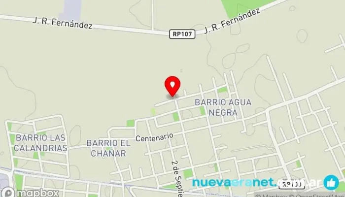 mapa de Buñuelos días Panadería en Chimbas