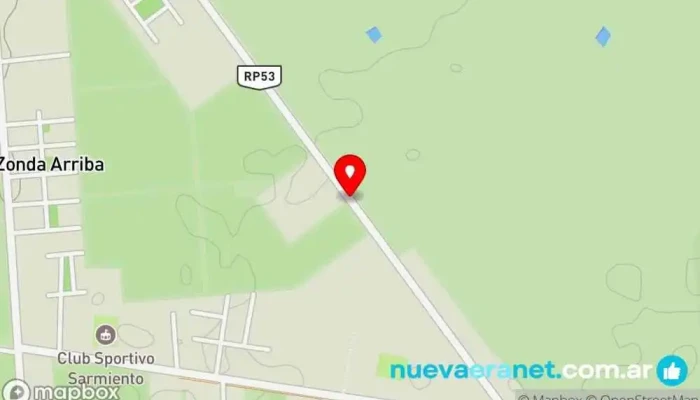 mapa de Cabaña De Campo Casa rural en San Juan