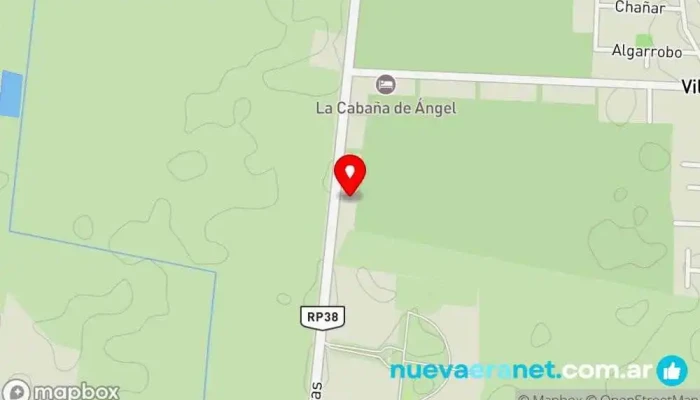 mapa de Cabaña en Zonda, Mi Lugar en el Mundo Alojamiento en Villa Tacú