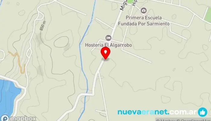 mapa de Cabañas en el Jardin Nativo Casa rural, Pensión, Alojamiento con servicio, Apartamento turístico en San Francisco del Monte de Oro