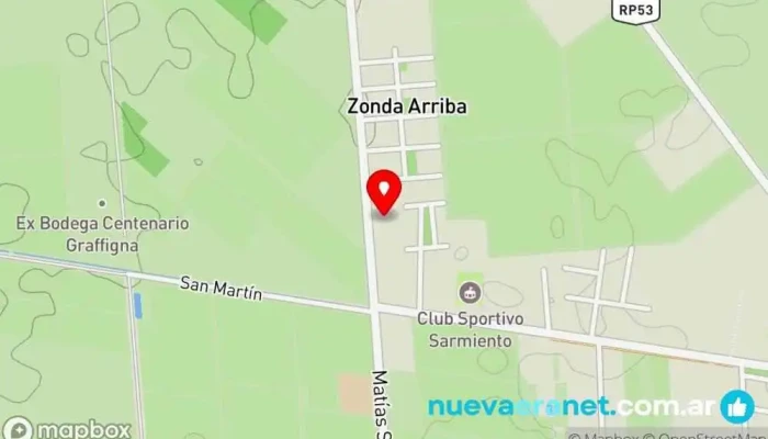 mapa de cabañas portal de las sierras zonda Casa rural en Villa Basilio Nievas