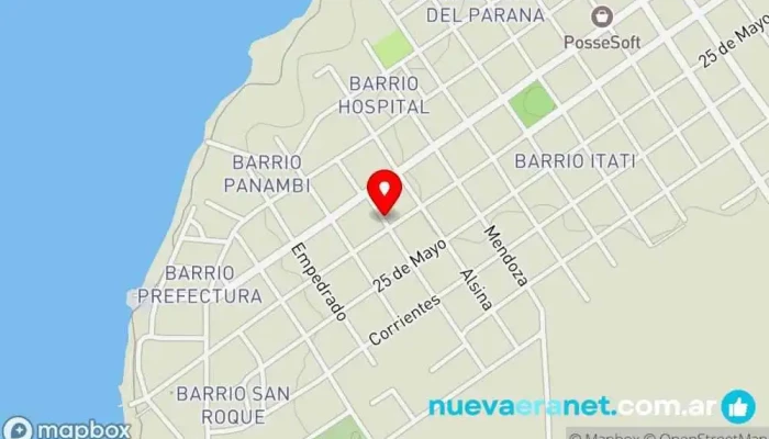 mapa de Cabañas San Antonio Agencia de alquiler de cabañas en Empedrado