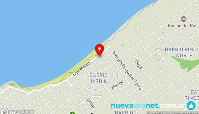 mapa de Cabañas Solanas Casa rural, Hotel en Paso de la Patria