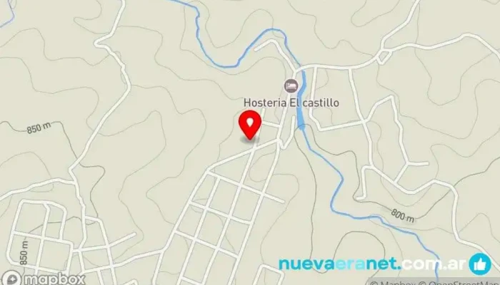 mapa de Cabañas UDA Casa rural en Achiras