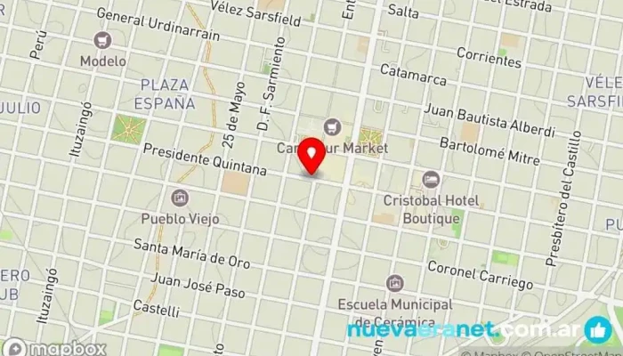 mapa de Cacao y Vainilla Panadería en Concordia