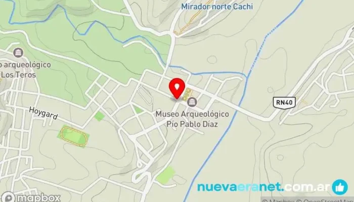 mapa de Cachi  en Cachi