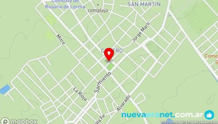 mapa de Café Confitería 