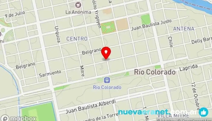 mapa de Cafeteria Y Panaderia Tentaciones Panadería en Pichi Mahuida