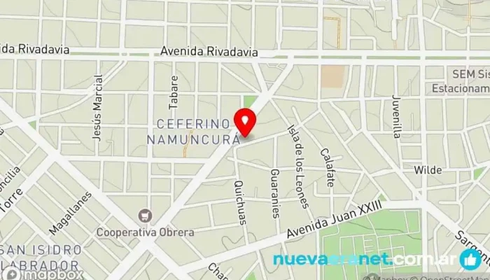 mapa de Cake house 
