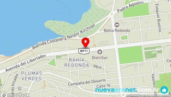 mapa de Calafate Fishing Tienda de artículos de pesca, Atracción turística en El Calafate