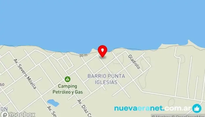 mapa de Calandria Casa rural, Hotel en Paso de la Patria