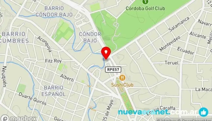 mapa de Calsina Hnos. Brokers Inmobiliarios Agentes inmobiliarios en Villa Allende