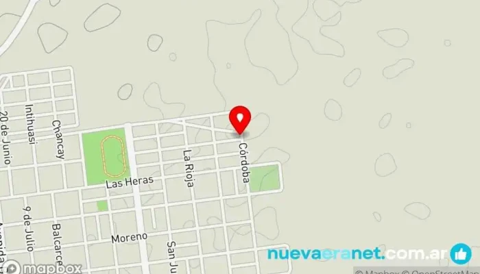 mapa de Campos En La Toma  en La Toma