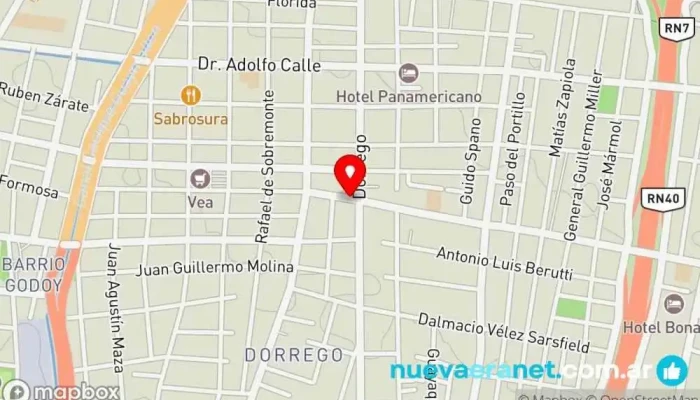 mapa de Candeal Panificación - Cafetería Cafetería, Panadería, Pastelería en Dorrego