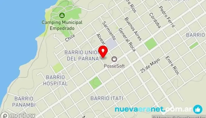 mapa de candelaria, casa alquiler temporal Residencia en Empedrado