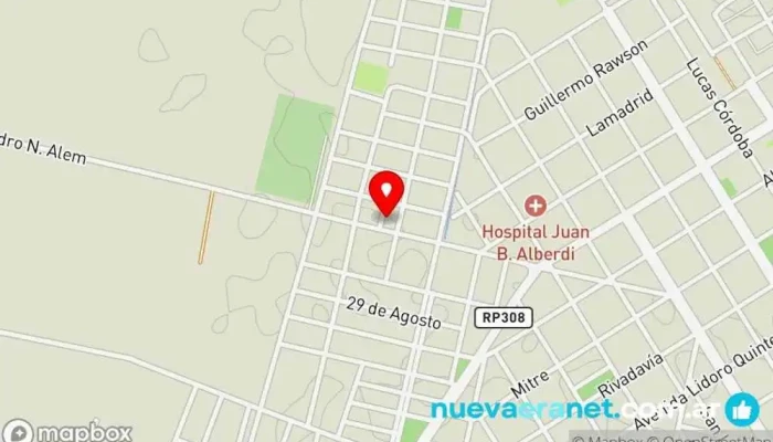 mapa de Cano Panadería en Juan Bautista Alberdi