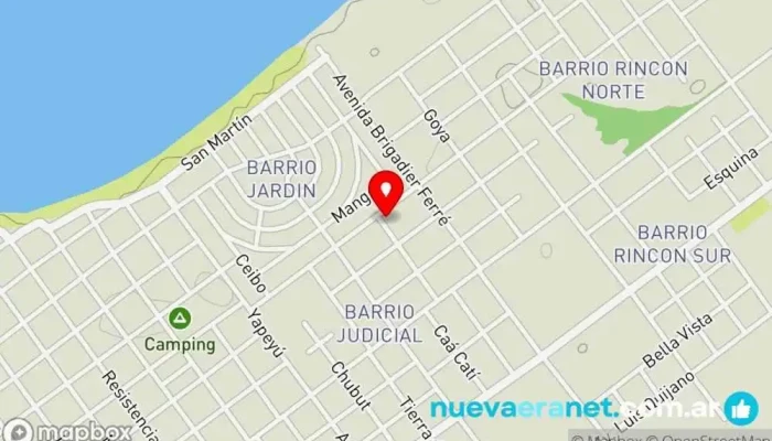 mapa de casa 15 Casa de vacaciones para no fumadores en Paso de la Patria