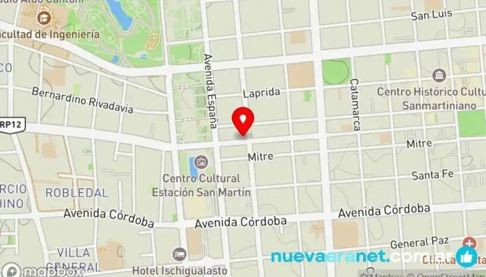mapa de Casa Alberdi Tienda de ropa de mujer en San Juan