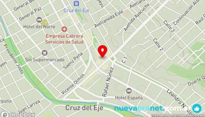 mapa de Casa Almar Muebles Tienda de muebles en Cruz del Eje