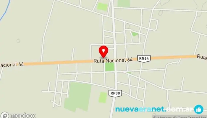 mapa de Casa Baracat Supermercado en Bañado de Ovanta