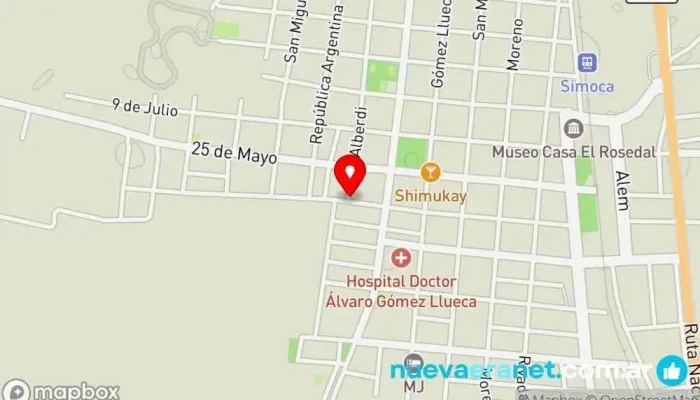 mapa de casa bustamante Tienda de electrónica en Simoca