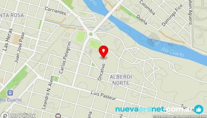 mapa de CASA CUHI Autoridad reguladora de las viviendas en Río Cuarto