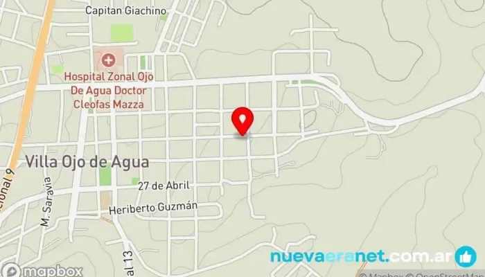 mapa de Casa de Alquiler Maga Agencia de alquiler de condominios en Villa Ojo de Agua