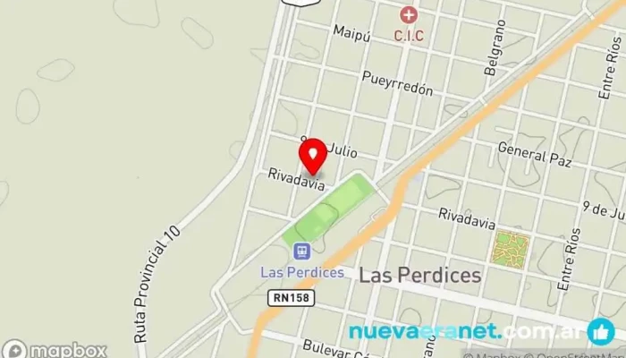 mapa de Casa de Diego Tambo Condominio en Las Perdices
