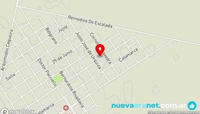 mapa de Casa de José María Perona Oficina de la Administración en Centeno