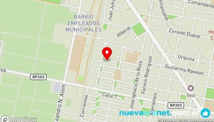 mapa de Casa de lola  en Caucete